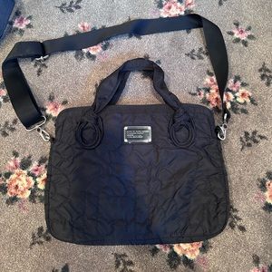 Marc by Marc Jacobs black quilted laptop bag!